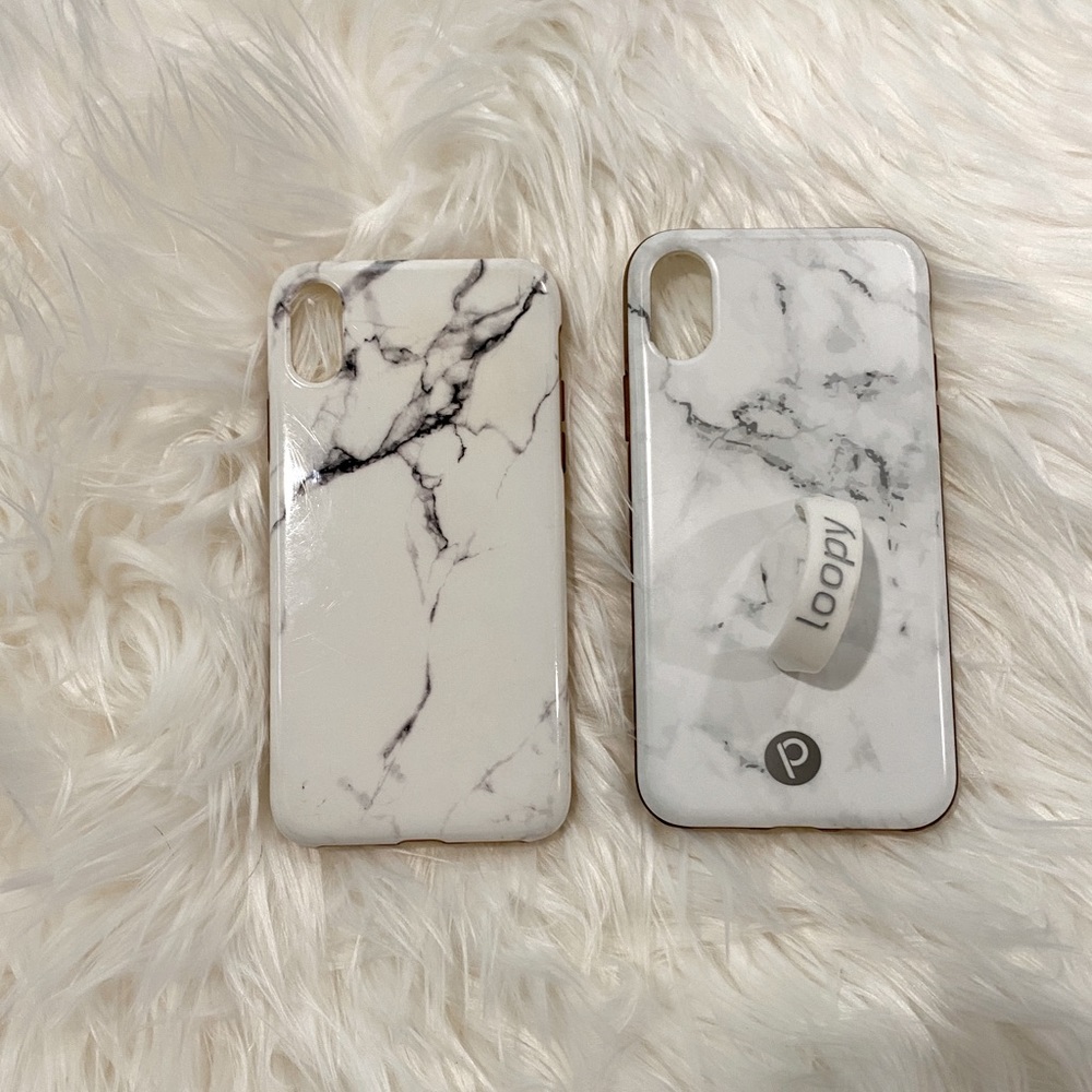 Marble iPhone X cases